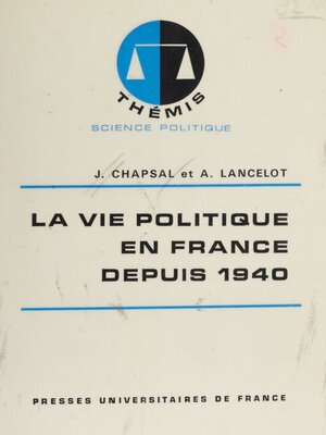 cover image of La Vie politique en France